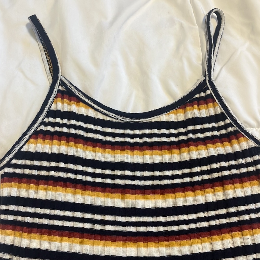 Soft Ribbed Striped Bodysuit - Picture 2 of 7